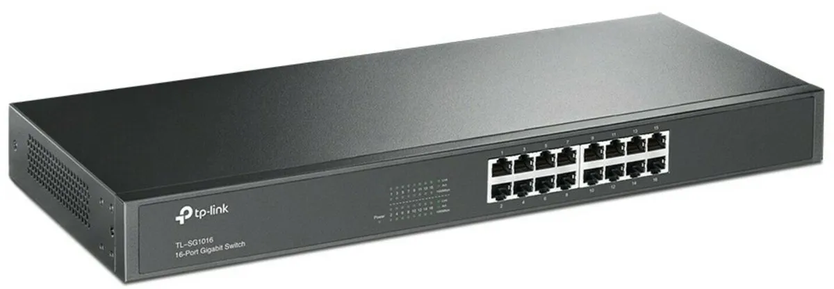 TP-Link TL-SG1016 16-poorts Gigabit Switch - Zwart - afbeelding 6 van 6