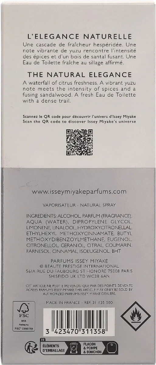 Issey Miyake L'Eau d'Issey Pour Homme Eau de Toilette 75ml