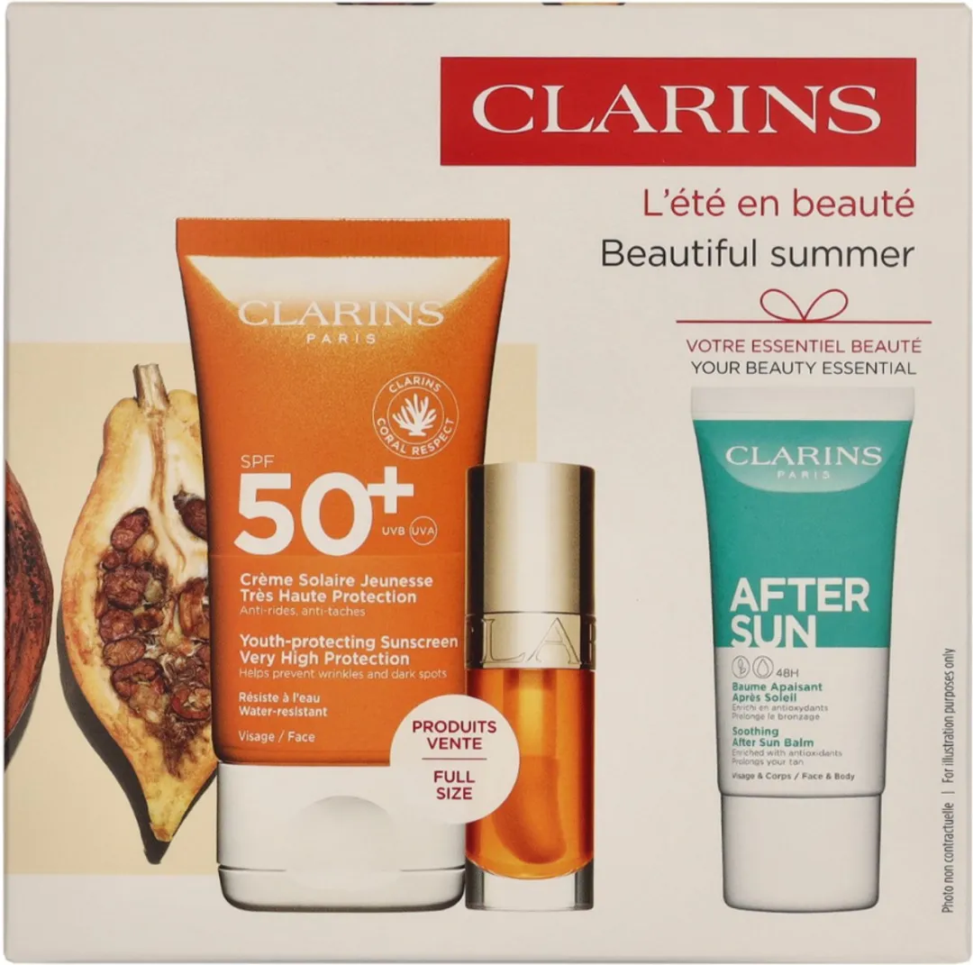Clarins Beautiful Summer Giftset 87ml - 3 Stuks