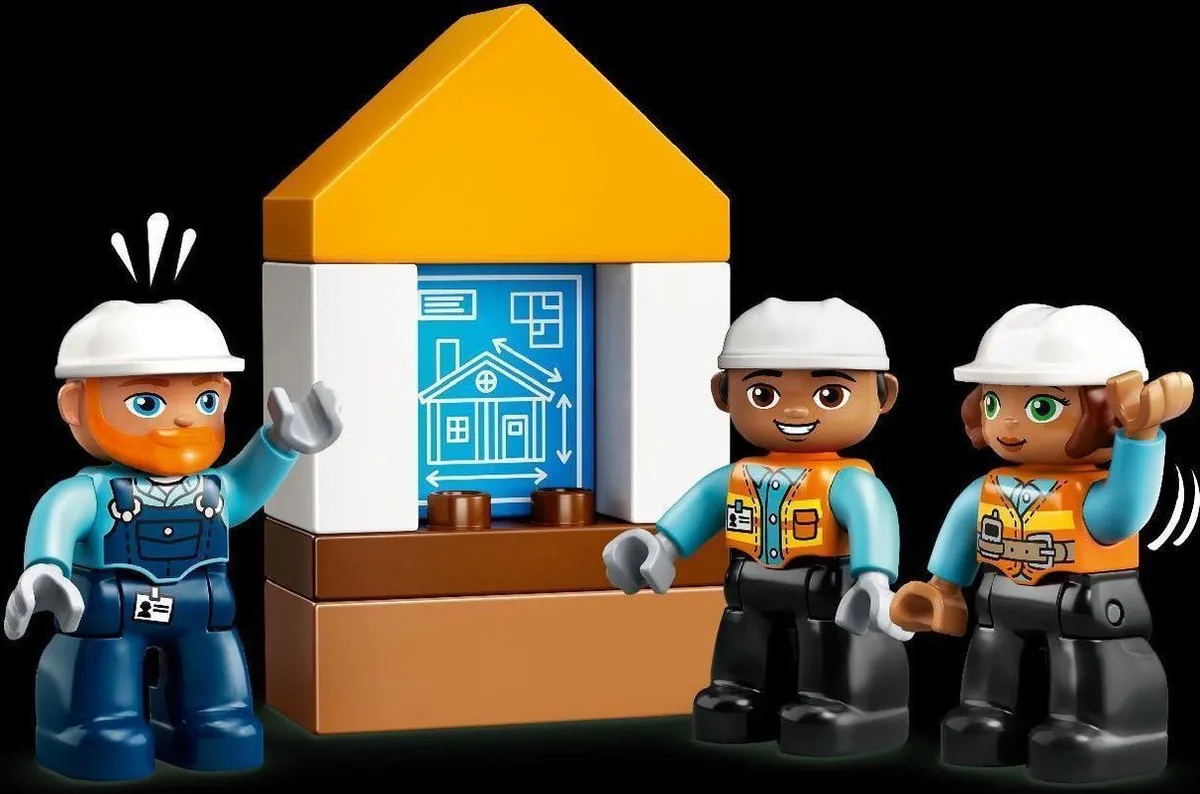 LEGO DUPLO Sloopkogel Afbraakwerken 10932 - 56 Stukken - afbeelding 6 van 6