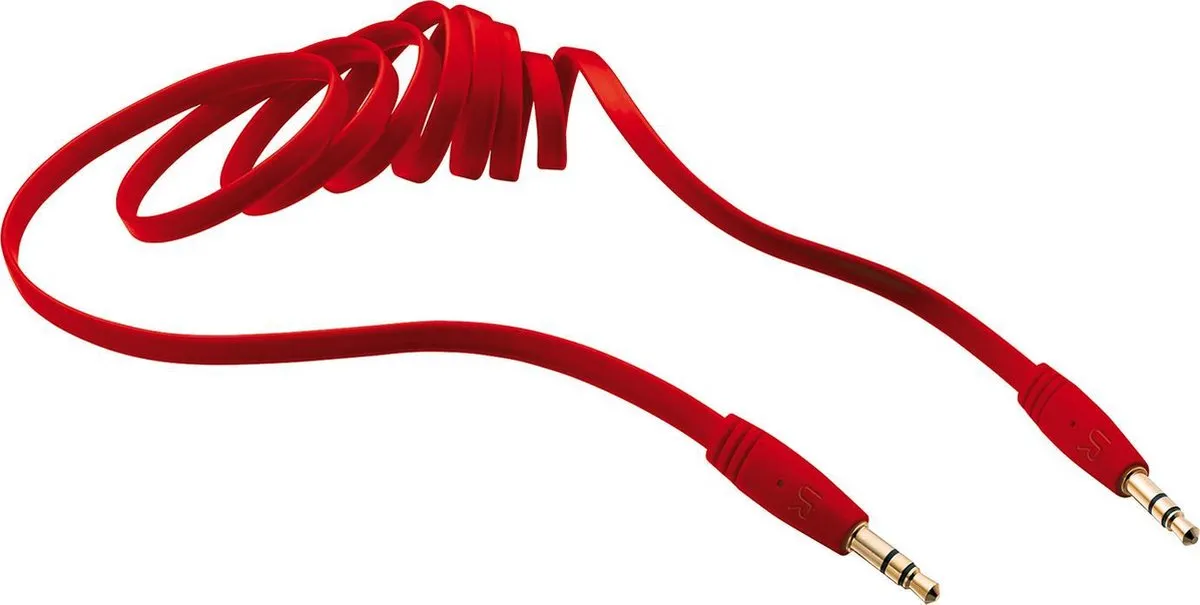 Trust Audio Kabel 3.5mm Jack 1m - Rood - afbeelding 6 van 6