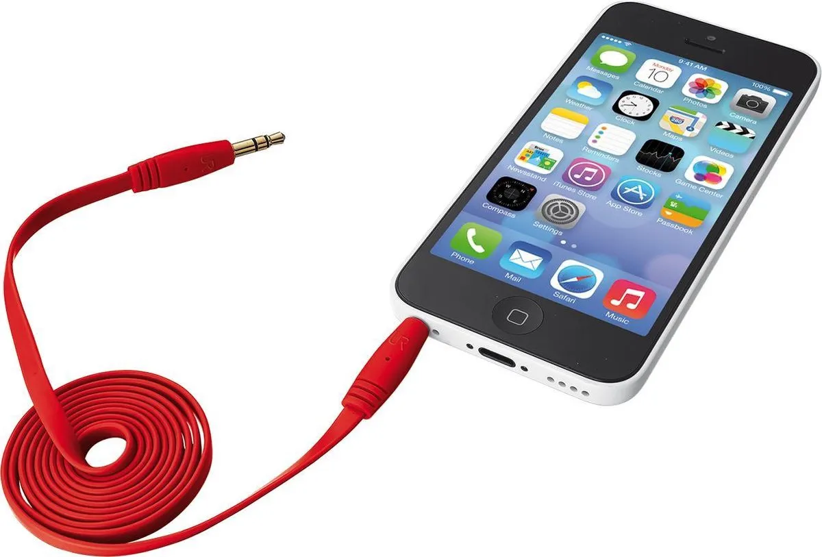 Trust Audio Kabel 3.5mm Jack 1m - Rood