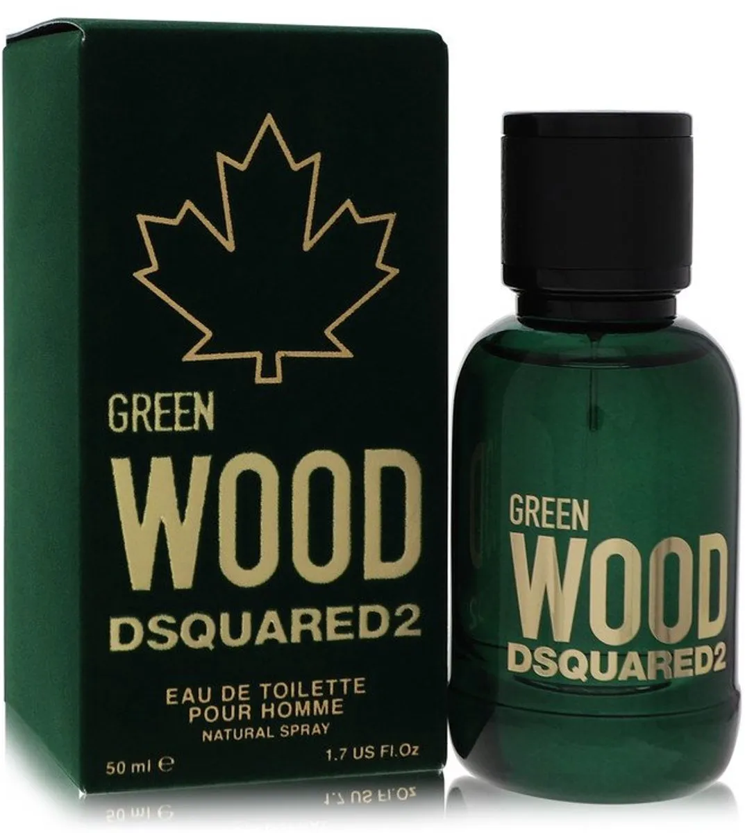 Dsquared2 Green Wood pour Homme Herenparfum 50ml - afbeelding 6 van 6