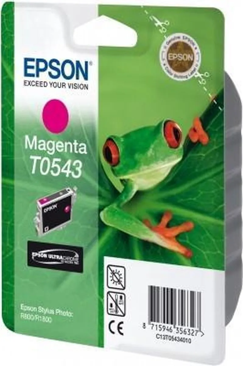 Epson Stylus Photo R800 Magenta RF Tag C13T05434020 - 1ml