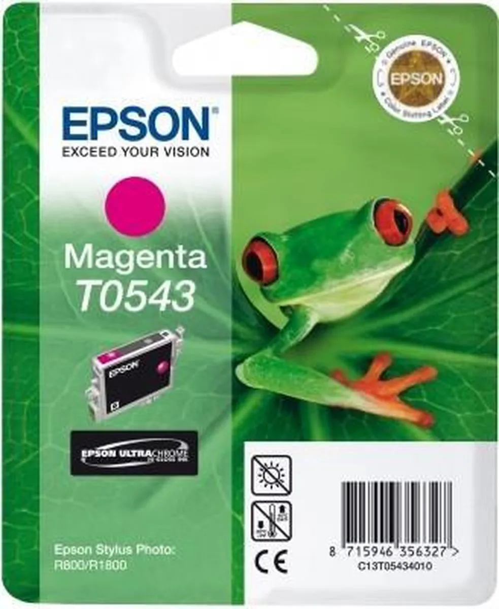 Epson Stylus Photo R800 Magenta RF Tag C13T05434020 - 1ml
