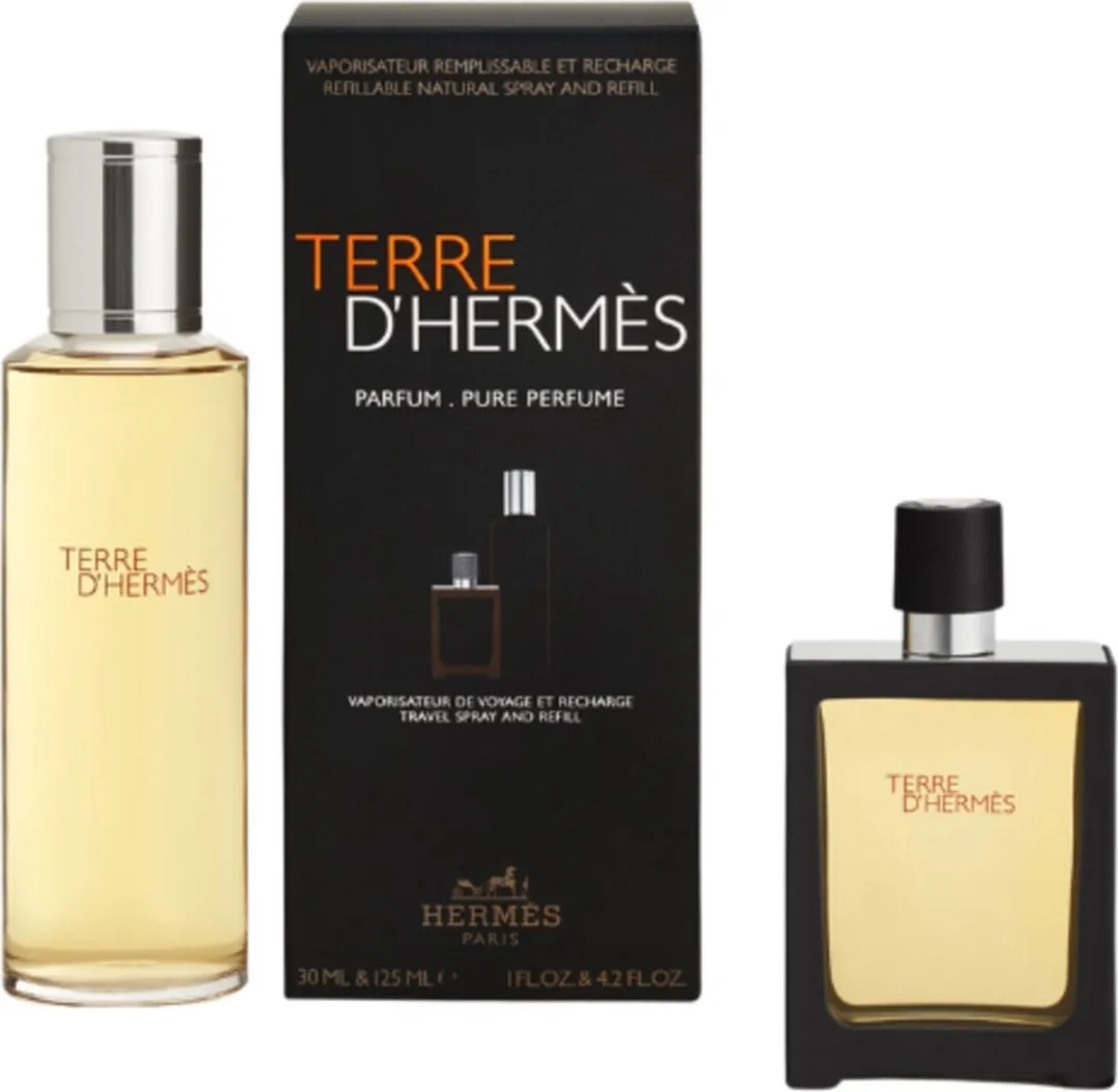 Hermès Terre d'Hermès Parfum 155ml - Navulbare Set
