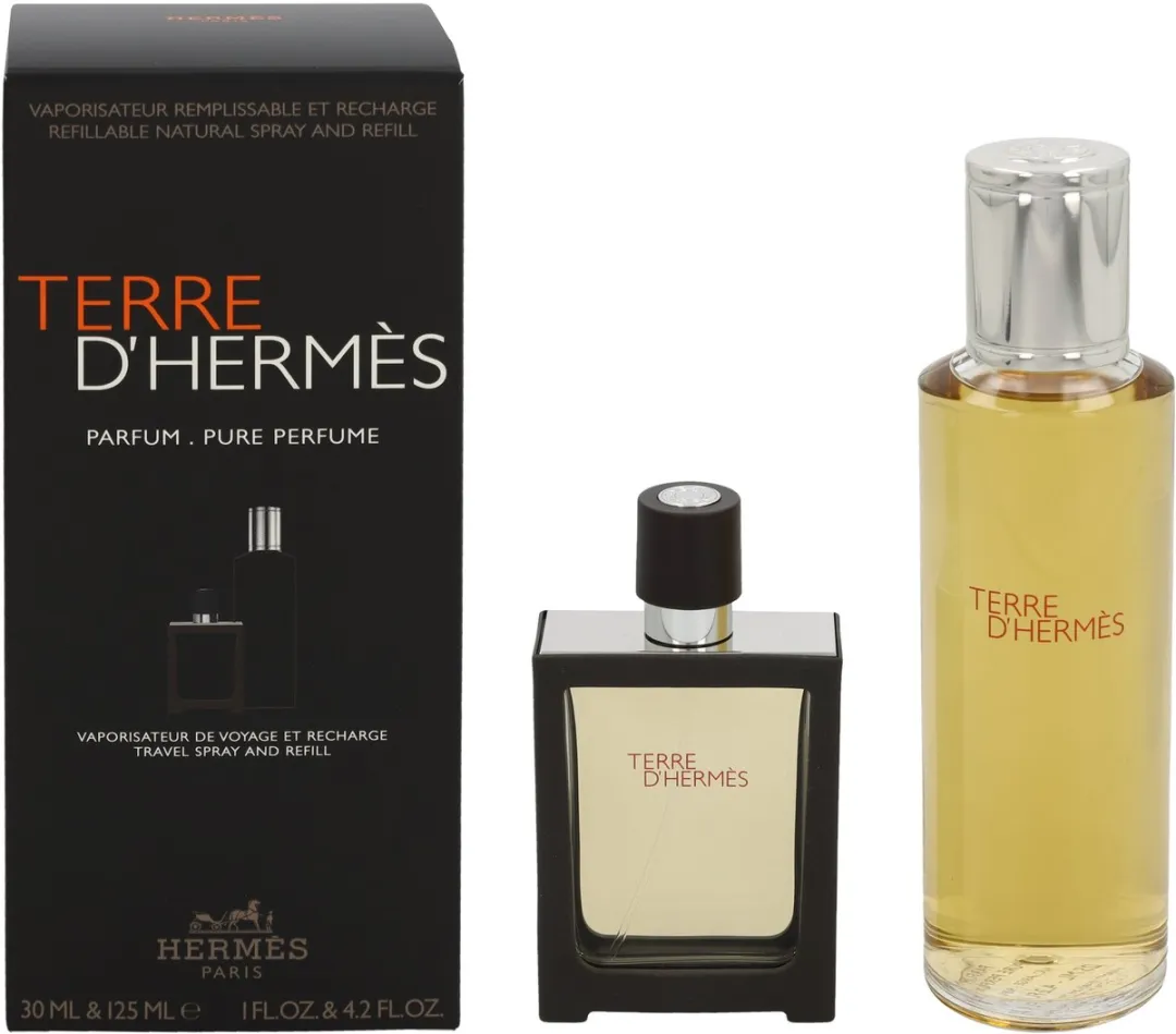 Hermès Terre d'Hermès Parfum 155ml - Navulbare Set
