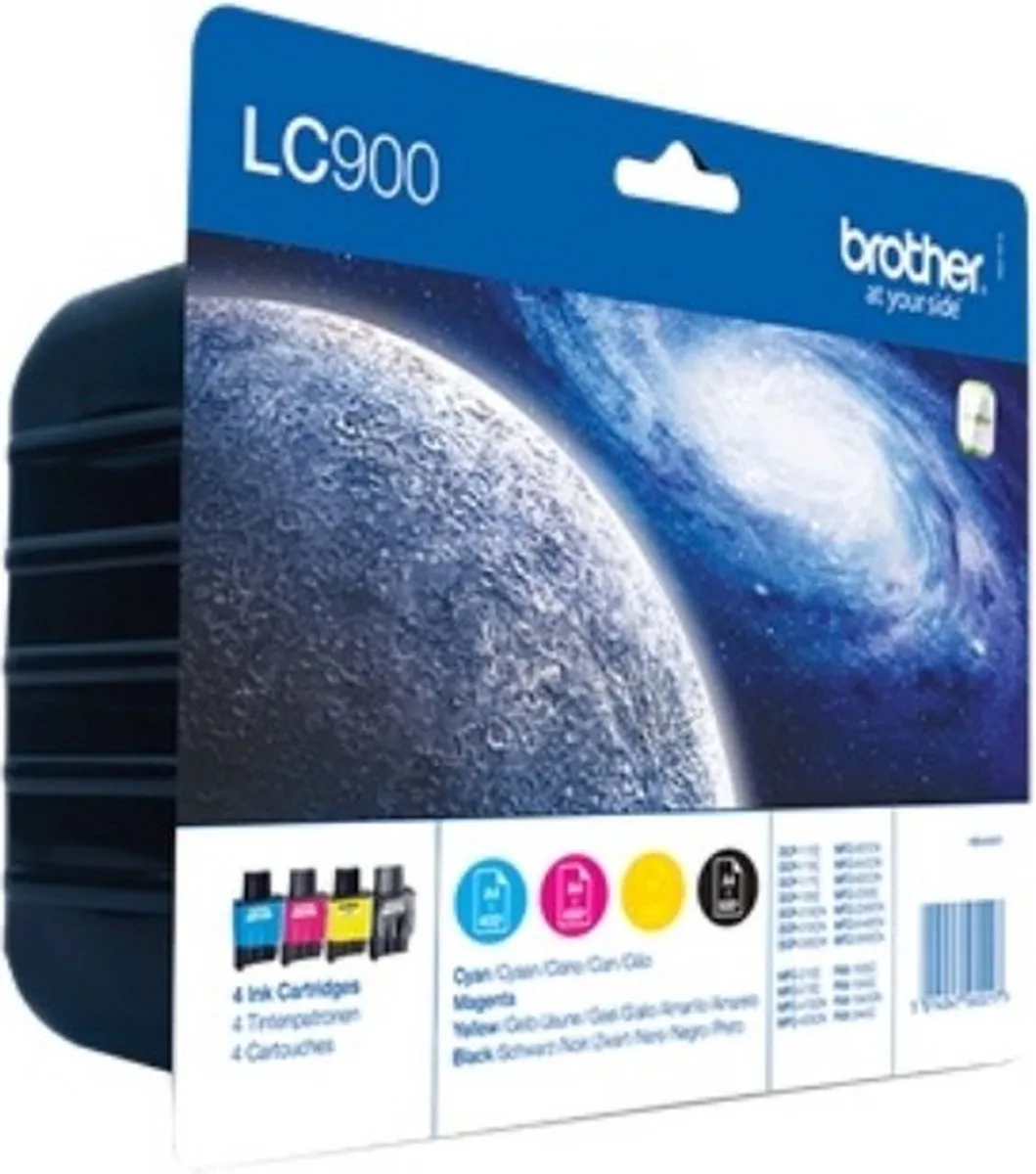 Brother LC900 Inktcartridge CMYK - 4x90ml
