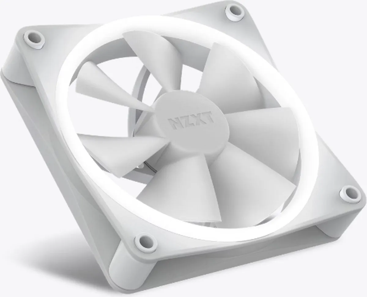NZXT F120RGB Ventilatoren 3x120mm - Wit