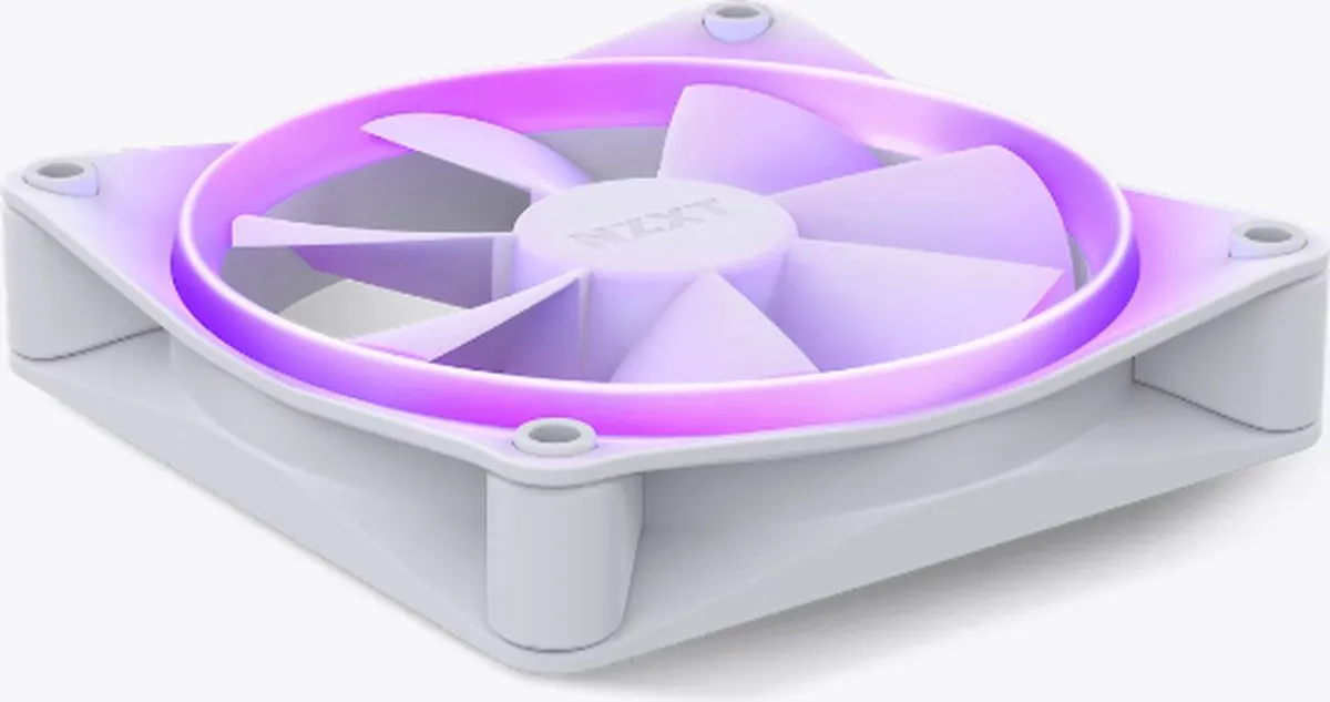 NZXT F120RGB Ventilatoren 3x120mm - Wit