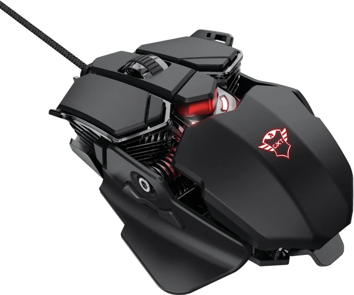 Trust GXT 138 X-Ray Gamingmuis - 10 Knoppen - Zwart - afbeelding 6 van 6
