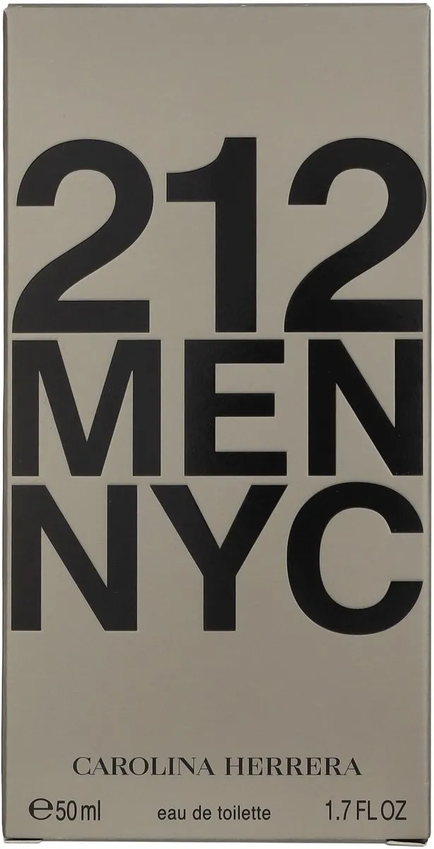 Carolina Herrera 212 Man Eau de Toilette 50ml - afbeelding 6 van 6
