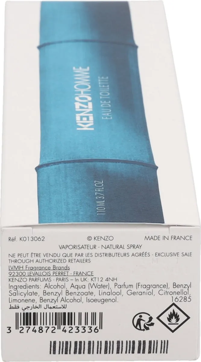 Kenzo Homme Eau de Toilette 110ml