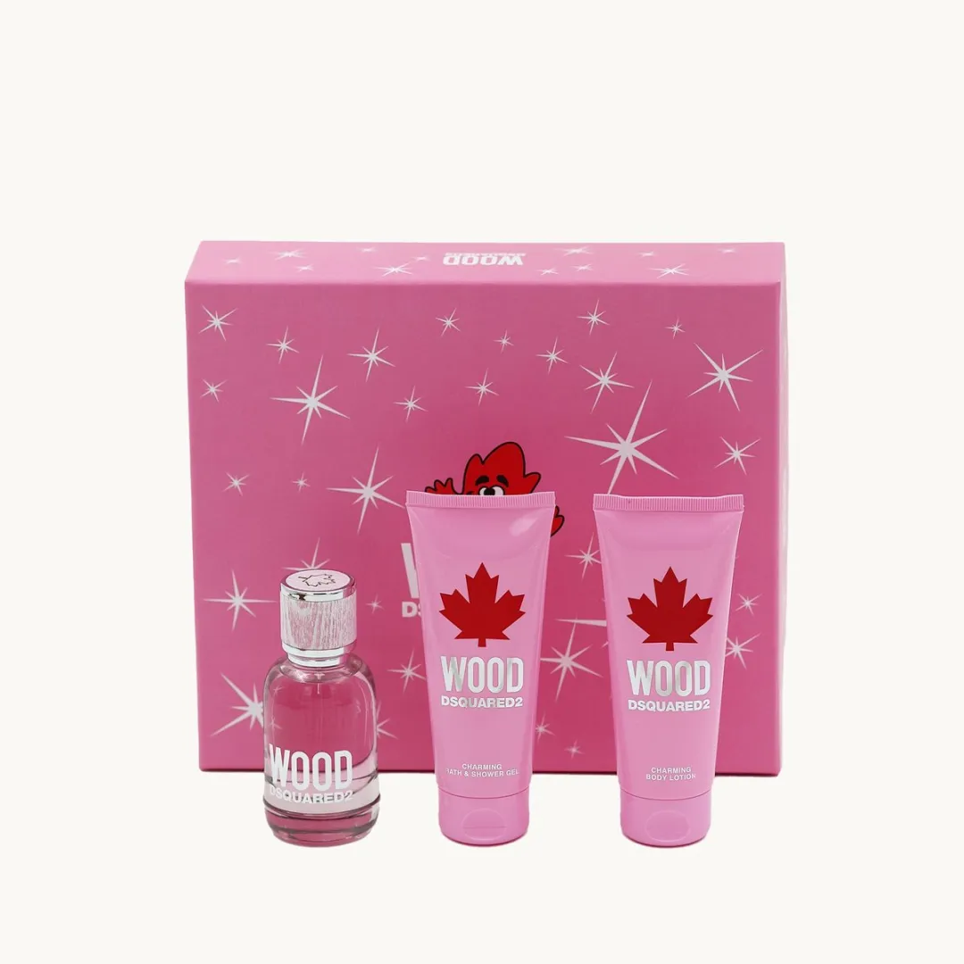 Dsquared2 Wood Femme Giftset - 3 Stuks