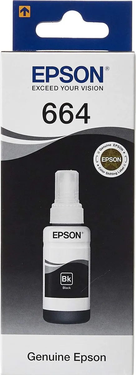 Epson T6641 C13T66414A Inktcartridge Zwart