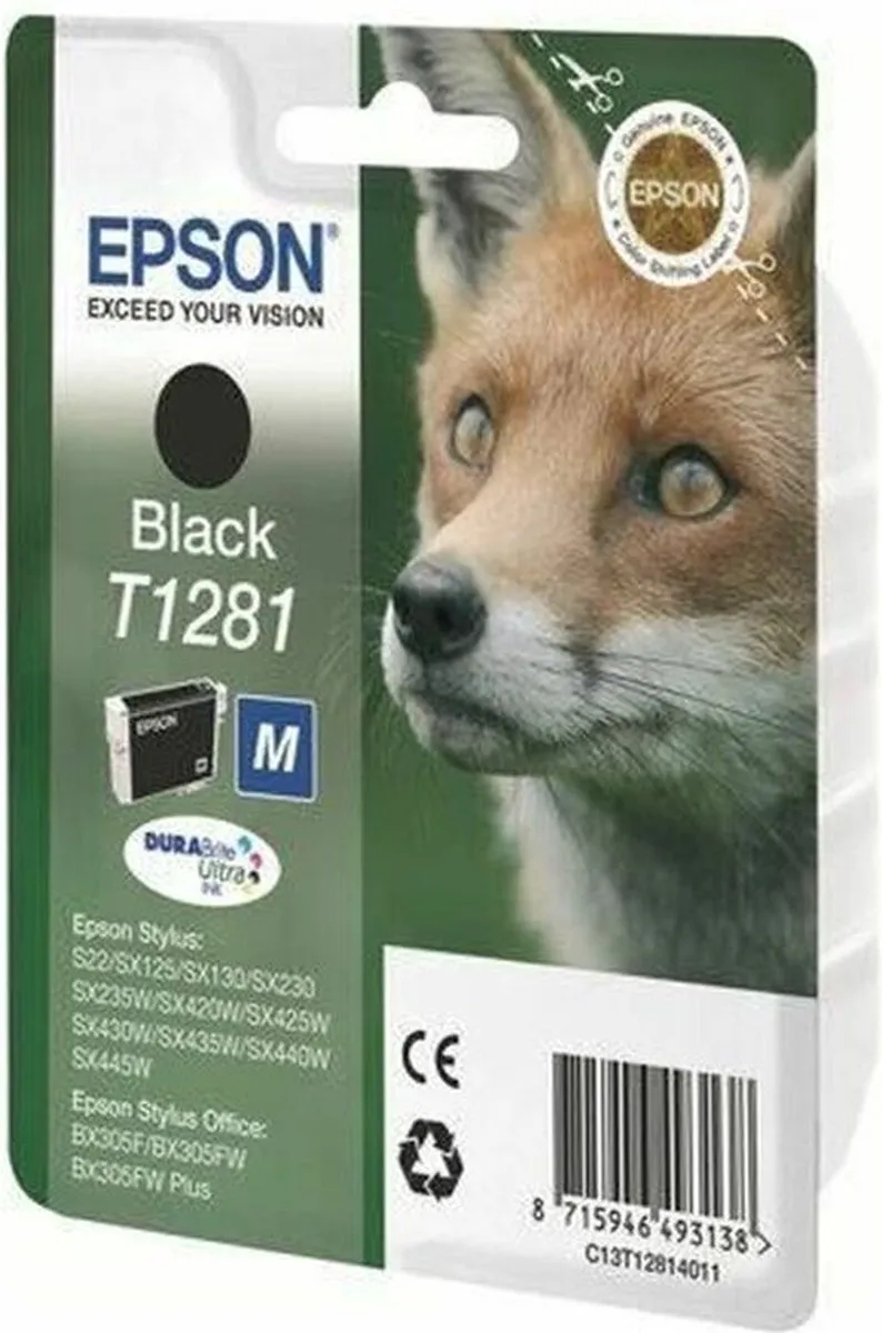 Epson T1281 Inktcartridge Zwart C13T12814011