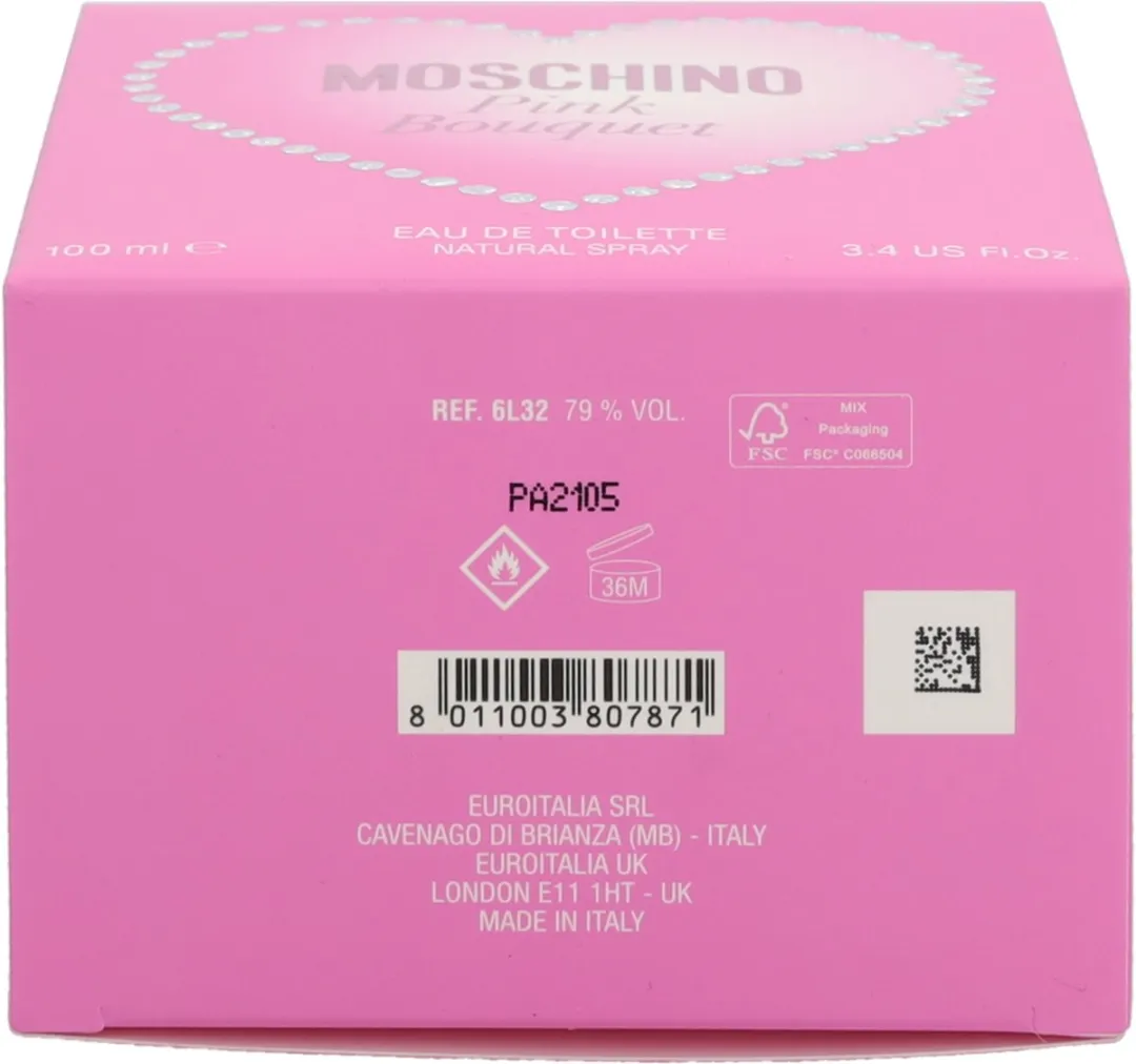 Moschino Pink Bouquet Eau de Toilette 100ml