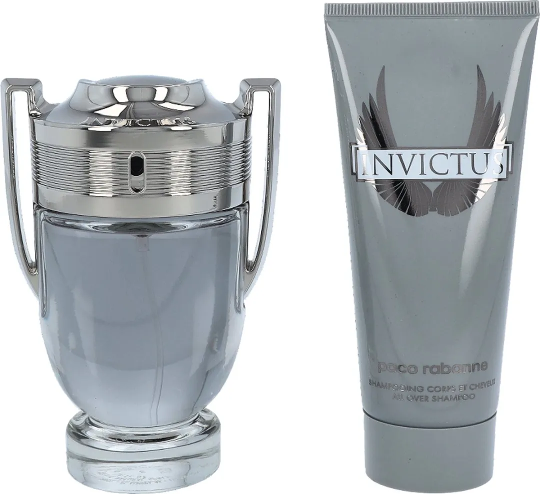 Paco Rabanne Invictus Gift Set - Eau de Toilette & Shampoo 200ml