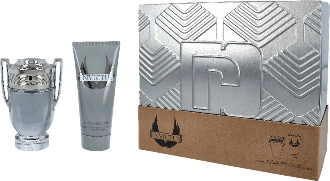 Paco Rabanne Invictus Gift Set - Eau de Toilette & Shampoo 200ml