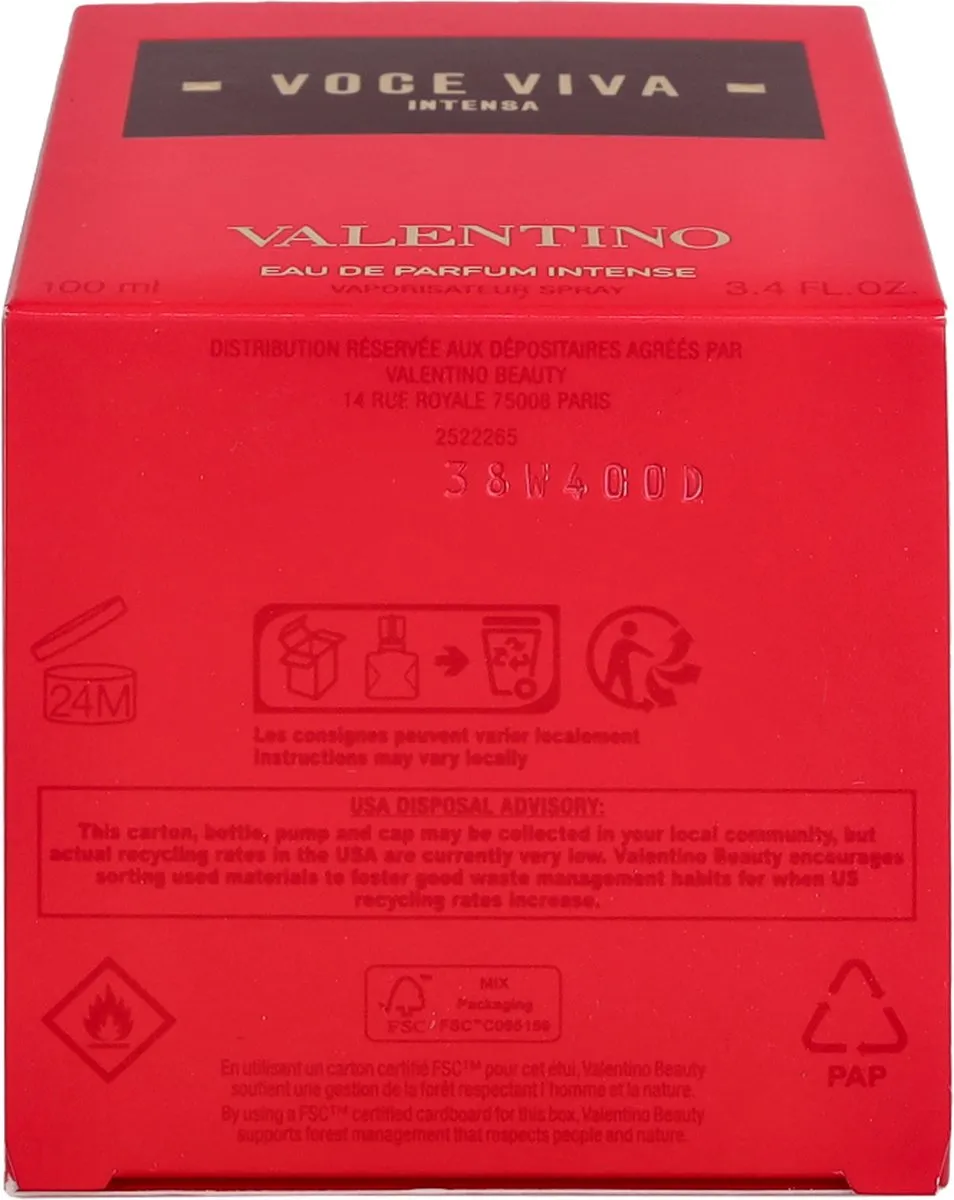 Valentino Voce Viva Intensa Damesparfum 100ml