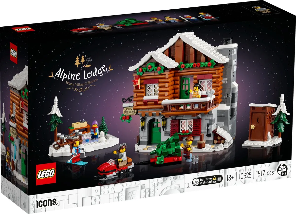 LEGO Icons Skihut 10325 Bouwset - 1517 Stukken - Meerkleurig - afbeelding 5 van 6