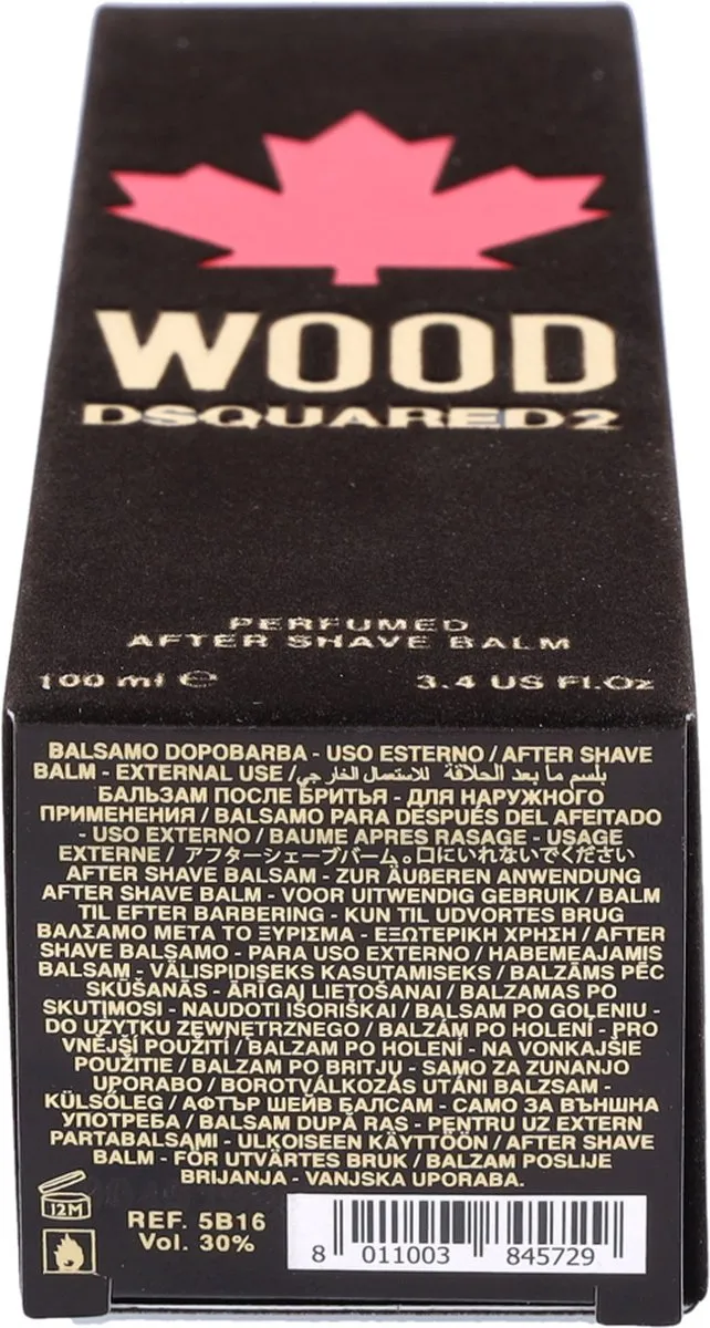 Dsquared2 Wood for Men Aftershave Balsem 100ml