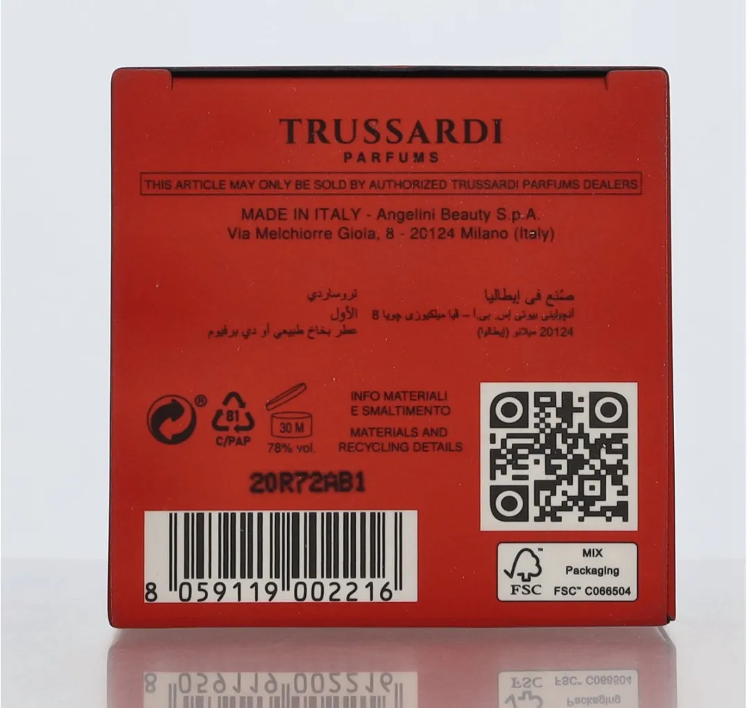 Trussardi Primo Herenparfum EDP 150ml