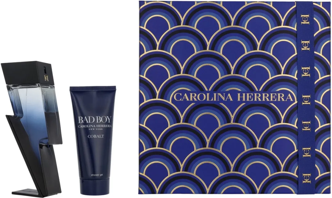 Carolina Herrera Bad Boy Cobalt Geschenkset - 200ml Parfum & Douchegel