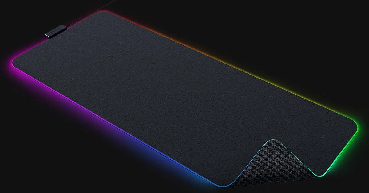 Razer Strider Gaming Muismat Chroma RGB 19 zones - Zwart - afbeelding 6 van 6