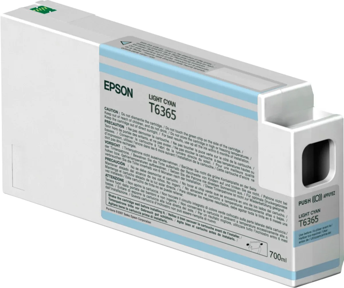 Epson T636500 Inktcartridge Licht Cyaan 700ml