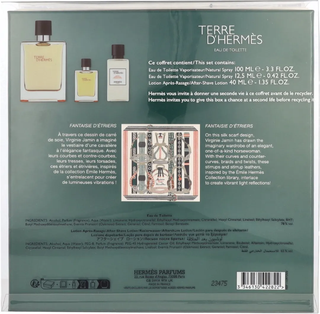 Hermès Terre d’Hermès Geurenset - 3 Stuks 152,5ml