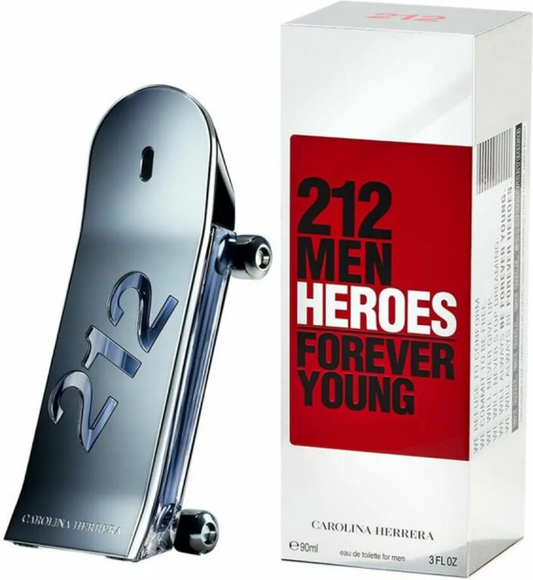 Carolina Herrera 212 Men Heroes Herenparfum 50ml - afbeelding 6 van 6