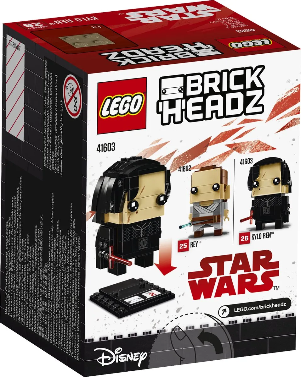 LEGO BrickHeadz Kylo Ren 41603 - 130 Stukken