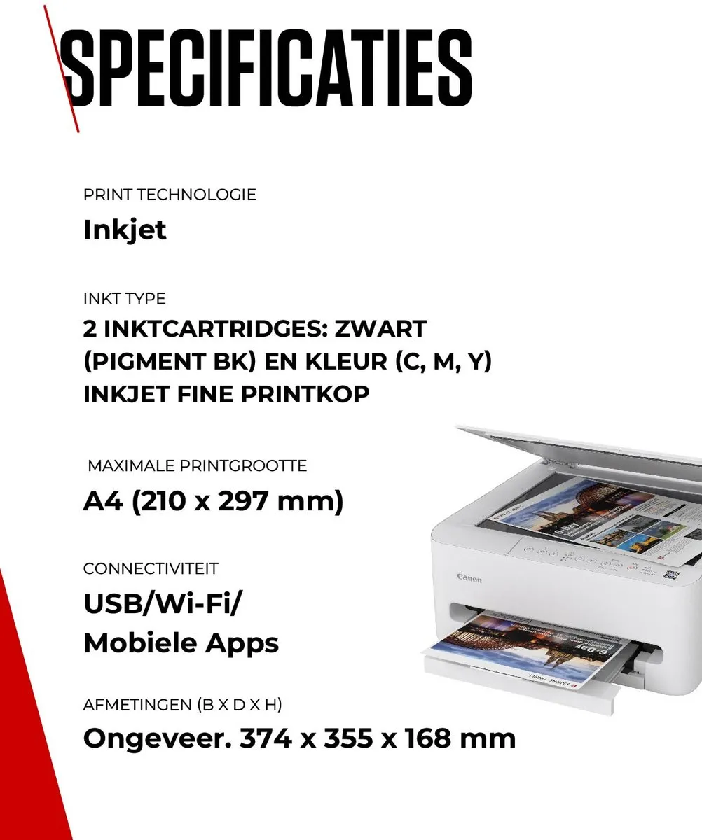 Canon PIXMA TS4150i All-in-One Printer Wit
