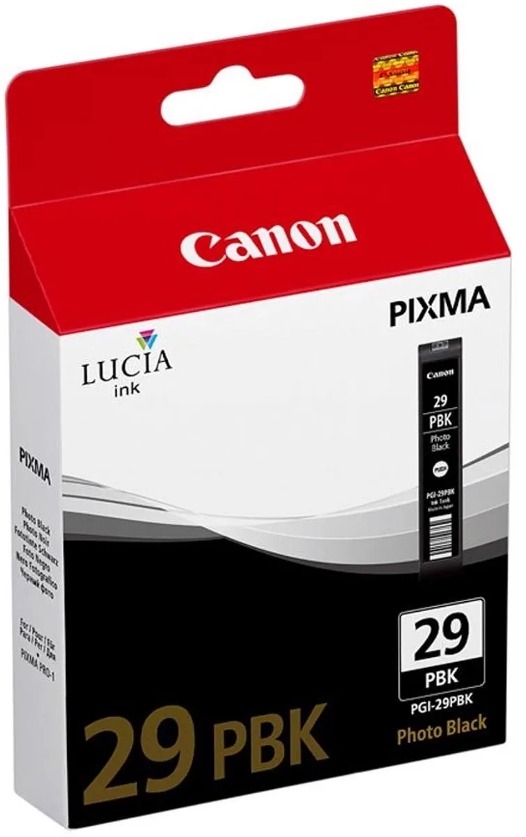 Canon PGI-29PBK Inktcartridge - Zwart