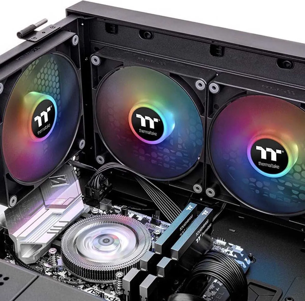 Thermaltake TT CT140 ARGB Sync Ventilator 2 Stuks - 14cm - Zwart