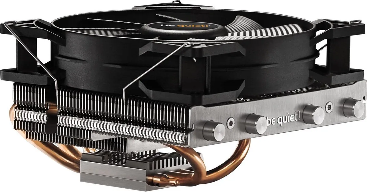be quiet! SHADOW ROCK LP BK002 CPU-koeler - 12cm ventilator - Zwart/Zilver