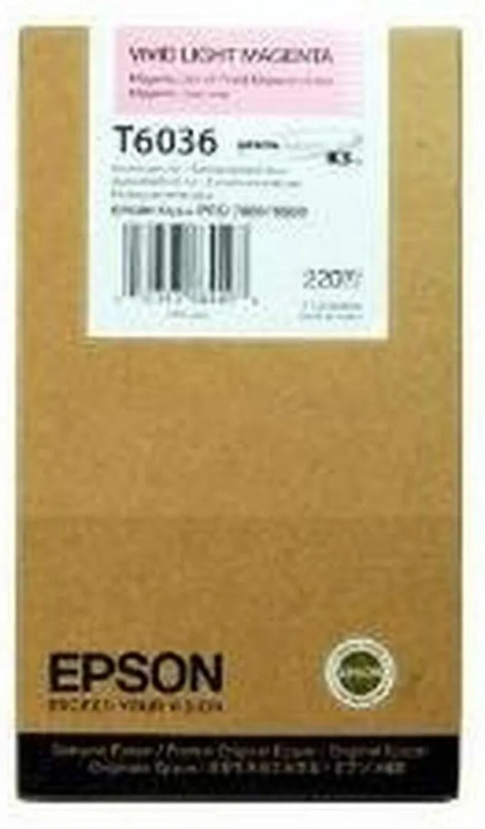 Epson T6036 Licht Magenta Inktcartridge 220ml