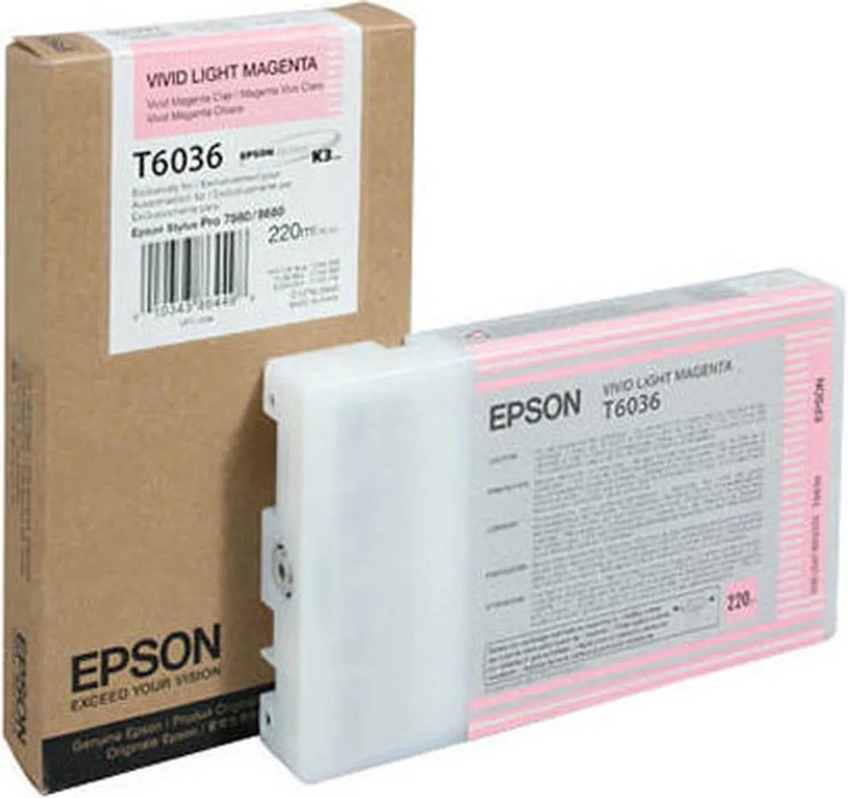 Epson T6036 Licht Magenta Inktcartridge 220ml