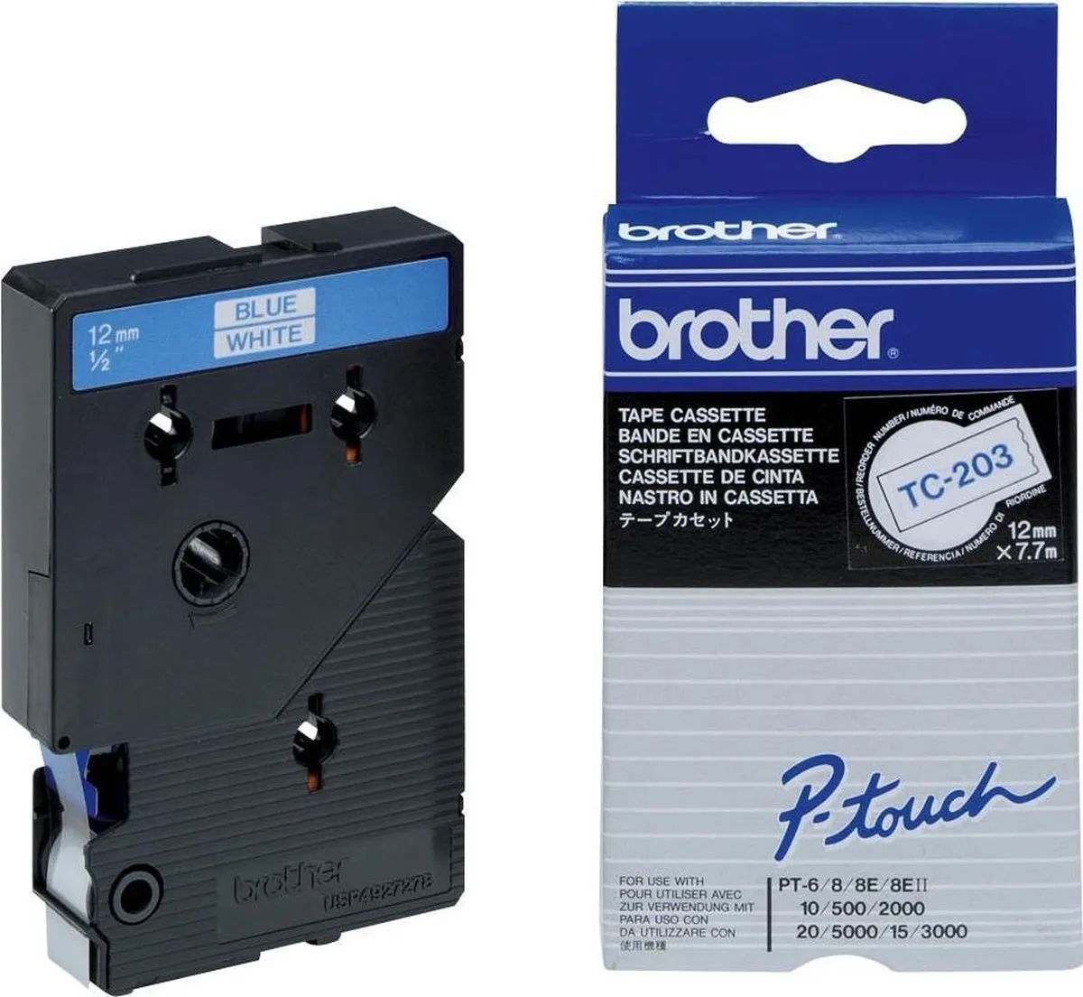 Brother TC-203 Labelcartridge