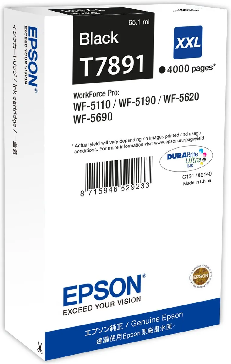 Epson T7891XXL Inktcartridge