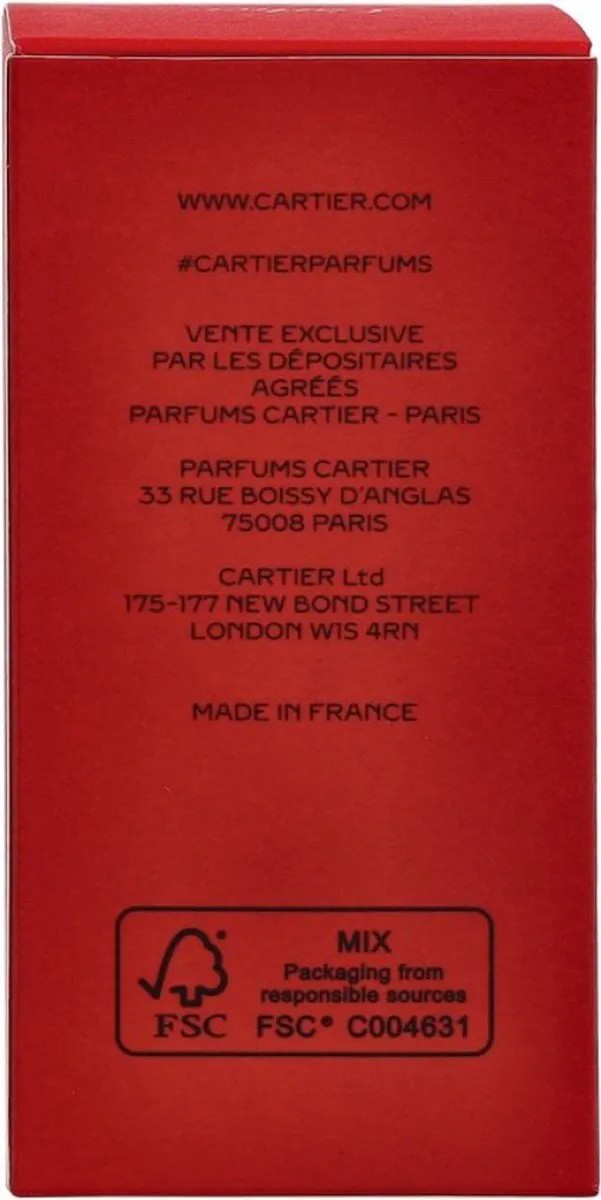Cartier Pasha de Cartier Herenparfum 50ml