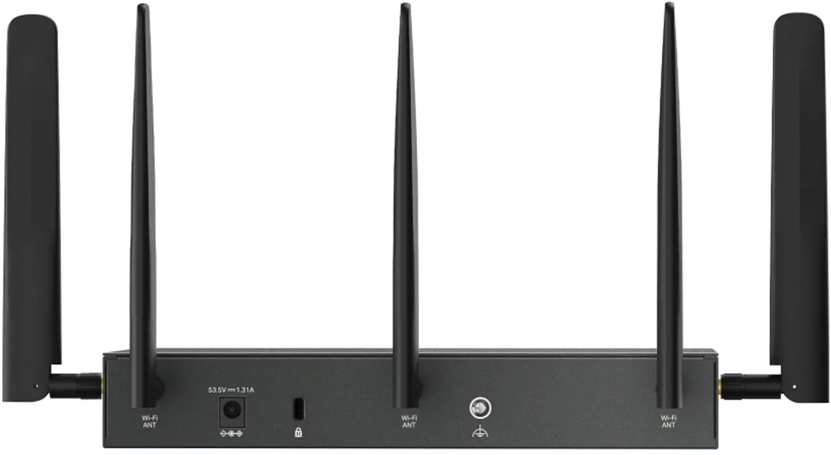 TP-Link ER706WP-4G Dual-Band Router - 4x Gigabit - Zwart