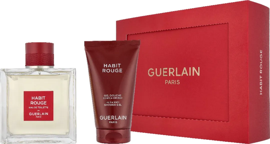 Guerlain Habit Rouge Giftset - EDT 100ml & Douchegel 75ml