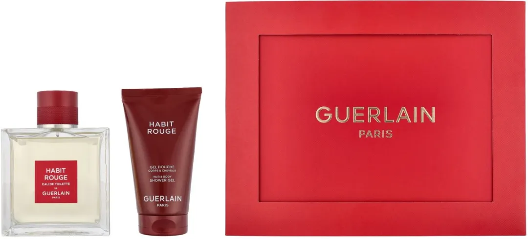 Guerlain Habit Rouge Giftset - EDT 100ml & Douchegel 75ml
