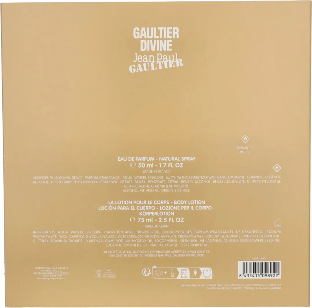 Jean Paul Gaultier Divine Giftset