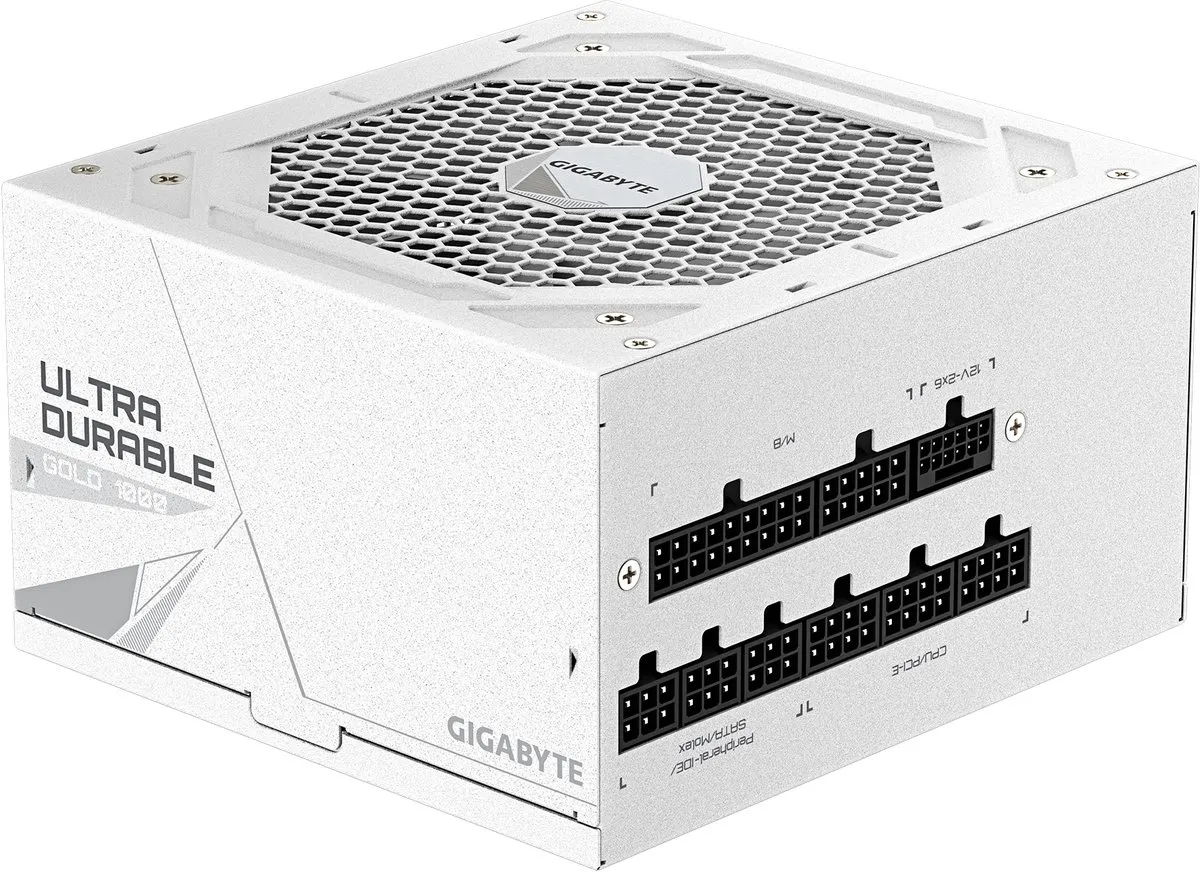 Gigabyte UD1000GM PG5 ICE Voeding - 1000W Wit - afbeelding 6 van 6