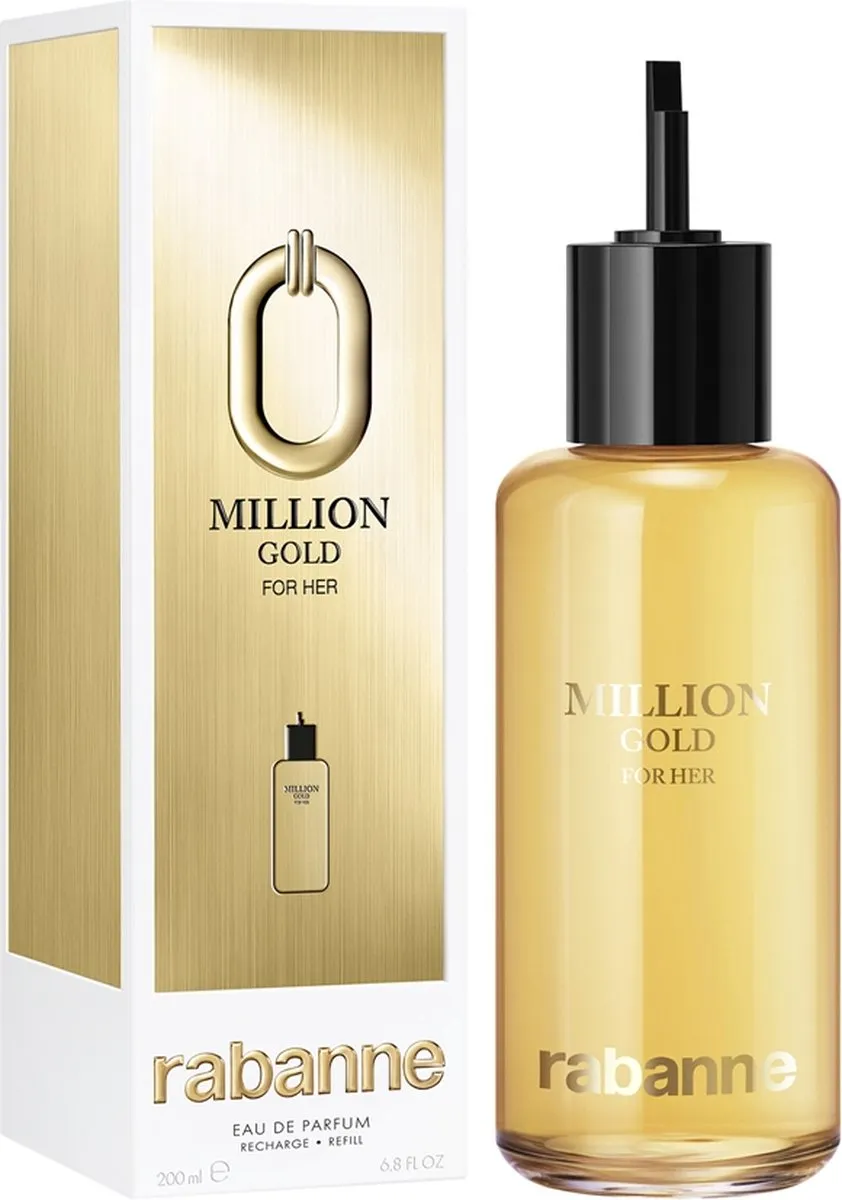Paco Rabanne Lady Million Gold Eau de Parfum 200ml - afbeelding 6 van 6