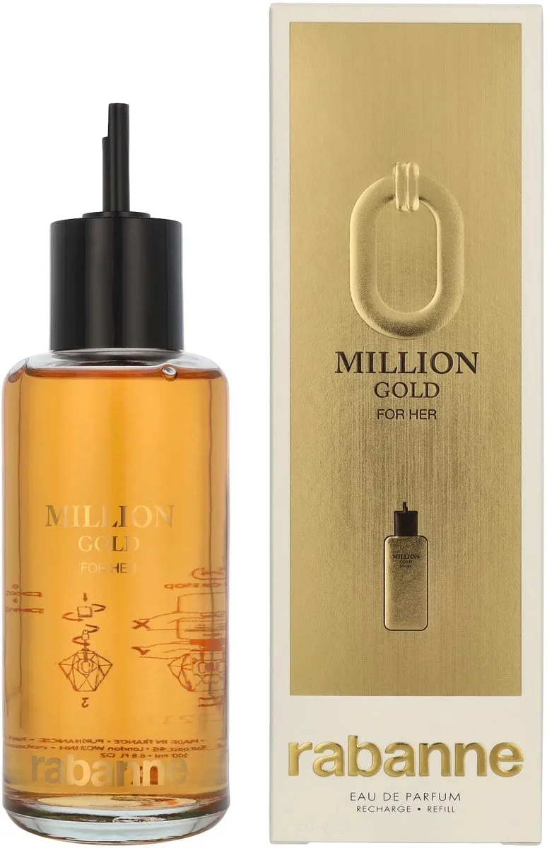 Paco Rabanne Lady Million Gold Eau de Parfum 200ml