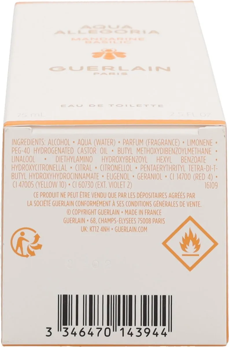 Guerlain Aqua Allegoria Mandarine Basilic Eau de Toilette - 75ml